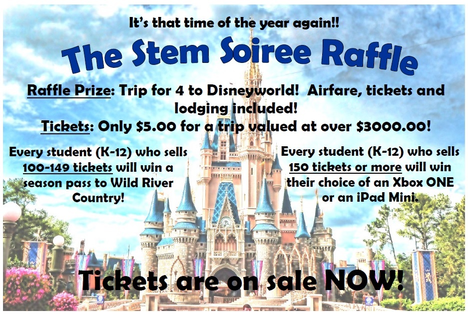 STEM Soiree Raffle - Tickets on sale NOW!