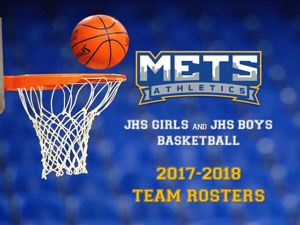 Junior High Boys and Girls Basketball Official Rosters 