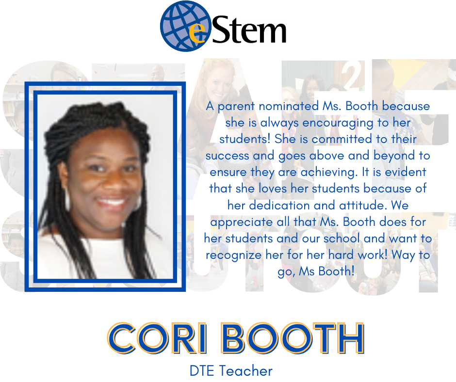 Staff Shoutout - Ms. Booth!