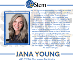 Staff Shoutout - Ms. Young!