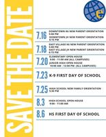2019-2020 Important Dates