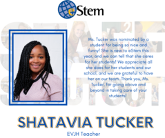Staff Shoutout - Ms. Tucker!