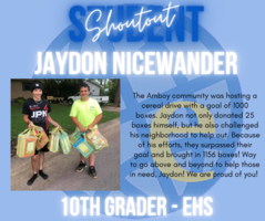 Student Shoutout!