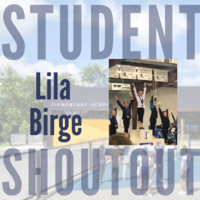 Student Shoutout!