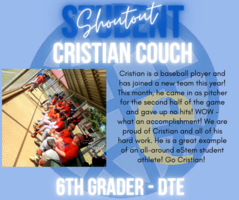 Student Shoutout!