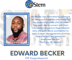 Staff Shoutout - Mr. Becker!