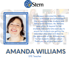 Staff Shoutout - Ms. Williams!