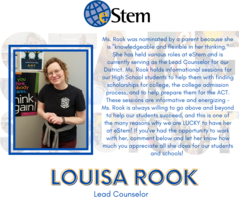 Staff Shoutout - Ms. Rook!