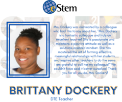 Staff Shoutout - Mrs. Dockery!